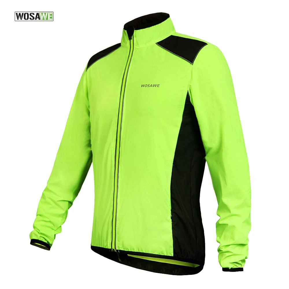 

WOSAWE Men's Women's Breathable Windproof Cycling Jacket Outdoor Cycling Jersey motocross Skin Coat Running Windbreaker