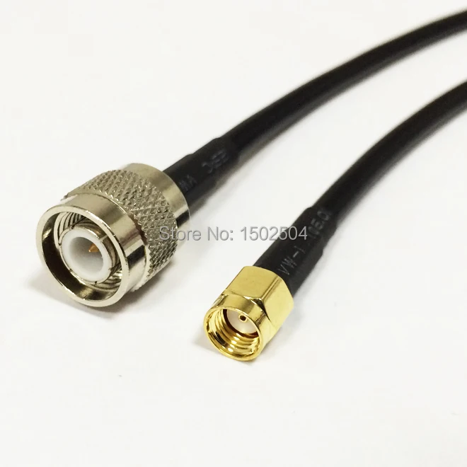 Новый RP SMA штекер TNC мужской RF коаксиальный кабель RG58 50 см/100 см/200 см оптовая