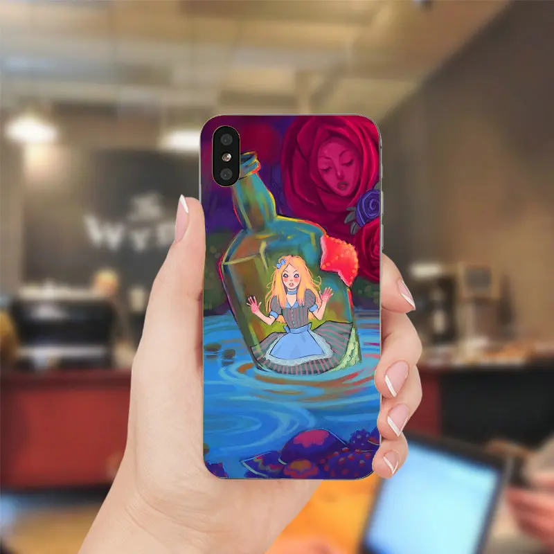 Soft TPU Silicone Cell Phone Cases for iphone X XR XS Max 8 7 6 6S Plus 5 5S 5C SE 4 4S Shell Alice in Wonderland Bonkers | Мобильные