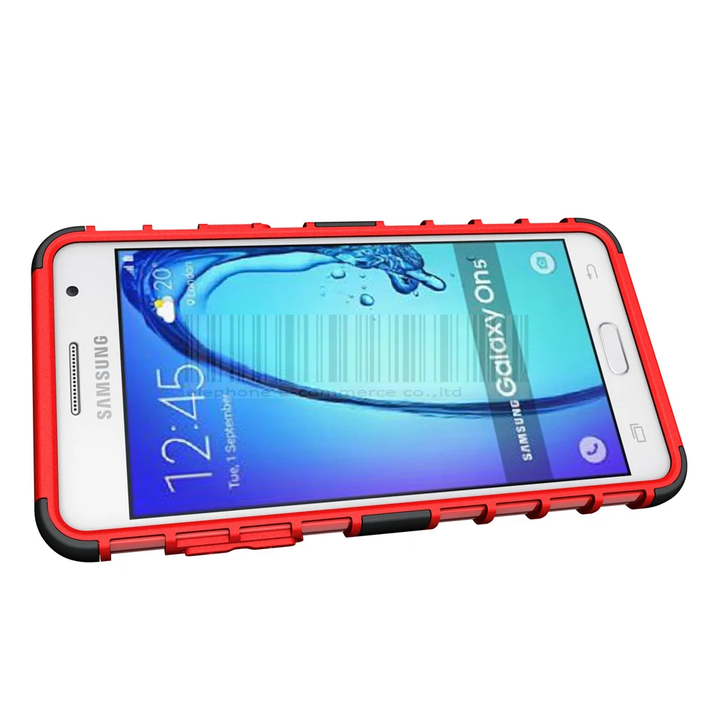 2in1 Rugged Armor Shockproof Protective Back Case With Stand Cover For Samsung Galaxy On 5 ON5 G5500 5.0 inch Films+Stylus |