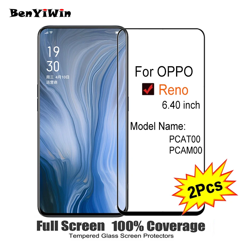 2 шт. защитное стекло на весь экран для OPPO Reno 6 40 Дюйма 9H|Защитные стёкла и плёнки