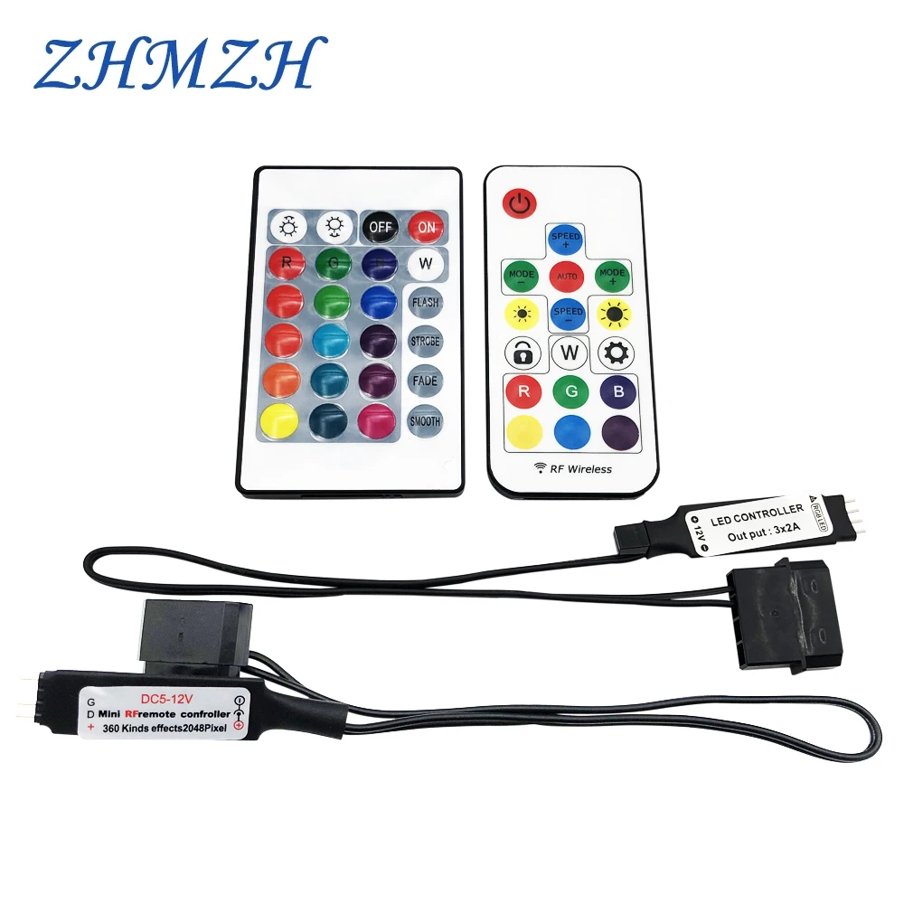 RGB радиочастотный контроллер Molex 4 контактный источник питания для компьютера