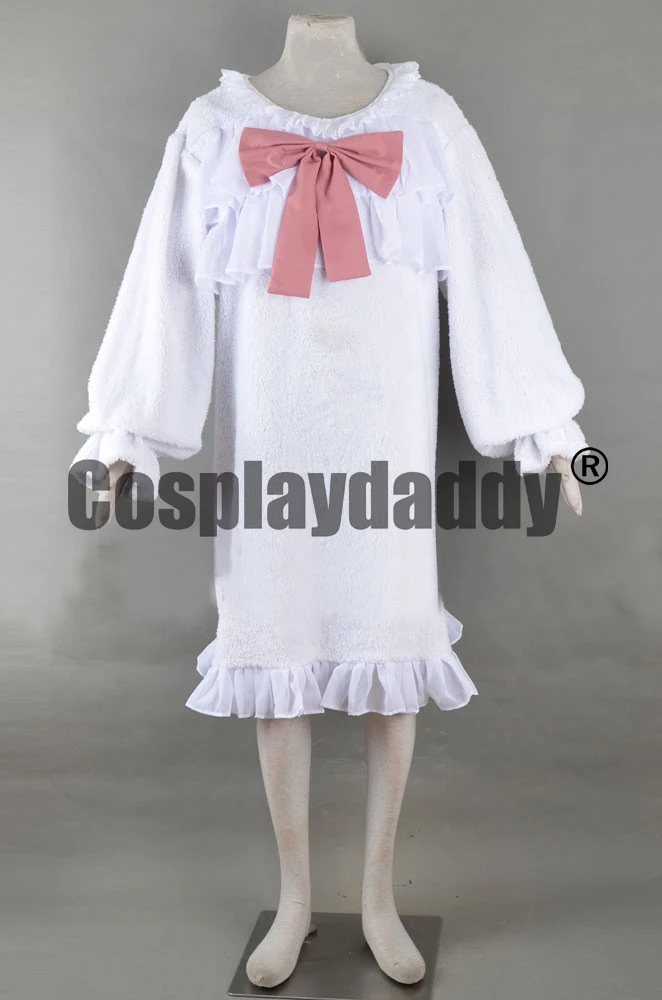 

A Channel Nagisa Tennoji Nagi White Pajamas Dress Anime Cosplay Costume F006