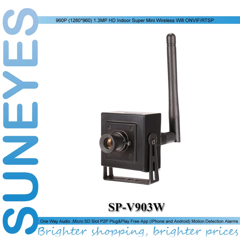 SunEyes SP V1803W 1080 P Full HD Беспроводная Супер Мини ip камера Wifi с разъемом Micro SD и аудио