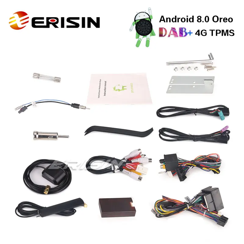 Erisin ES7339B 7 &quotAndroid 8 0 автомобильный стерео DVD DAB + GPS SAT NAV DVR 4G для BMW 5er E39 E53 X5
