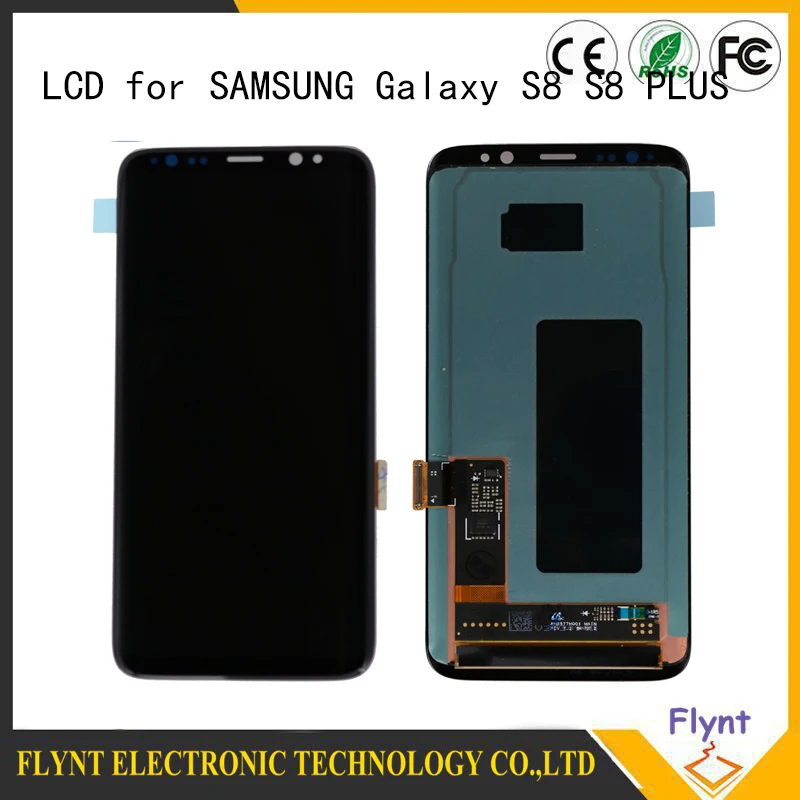 Оригинальный ЖК экран 5 8 дюйма для SAMSUNG Galaxy S8 Plus G950 G950F G955 G955F дигитайзер сенсорного