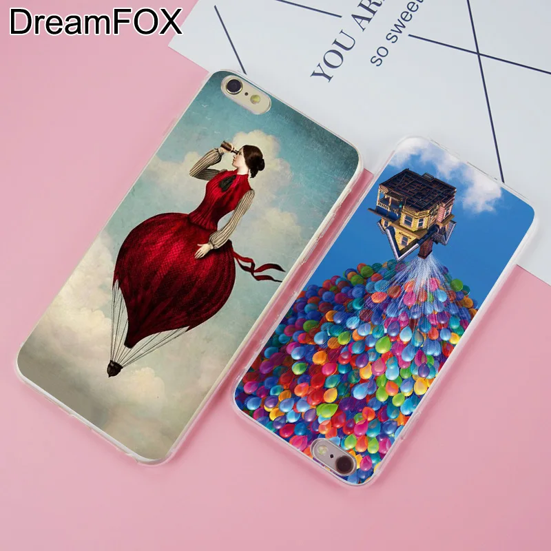 DREAMFOX K071 Dream On Style Soft TPU Silicone Case Cover For Apple iPhone 11 Pro X XR XS Max 8 7 6 6S Plus 5 5S SE 5C 4 4S |