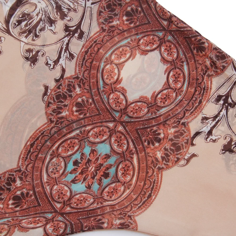 2016 женский богемный кардиган бахрома цветочное шифоновое кимоно свободные