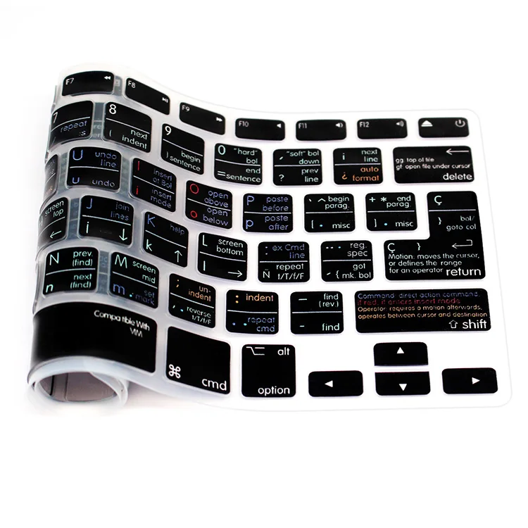 VIM / VI защитная накладка на клавиатуру с испанской клавиатурой для Macbook Air Pro Retina 13