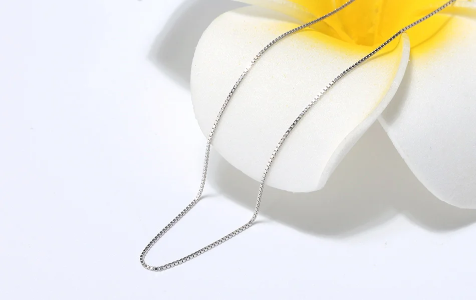 ORSA JEWELS, настоящее 925 пробы, серебряное, для девушек, регулируемое ожерелье, в форме сердца, цепочка, тонкая, стильная, Женская цепочка, ювелирное изделие SC25