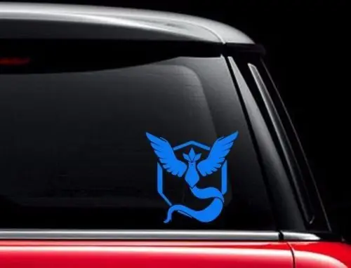 Виниловая наклейка Pokemon Go Team Instinct Mystic Valor Window для ноутбука телефона планшета
