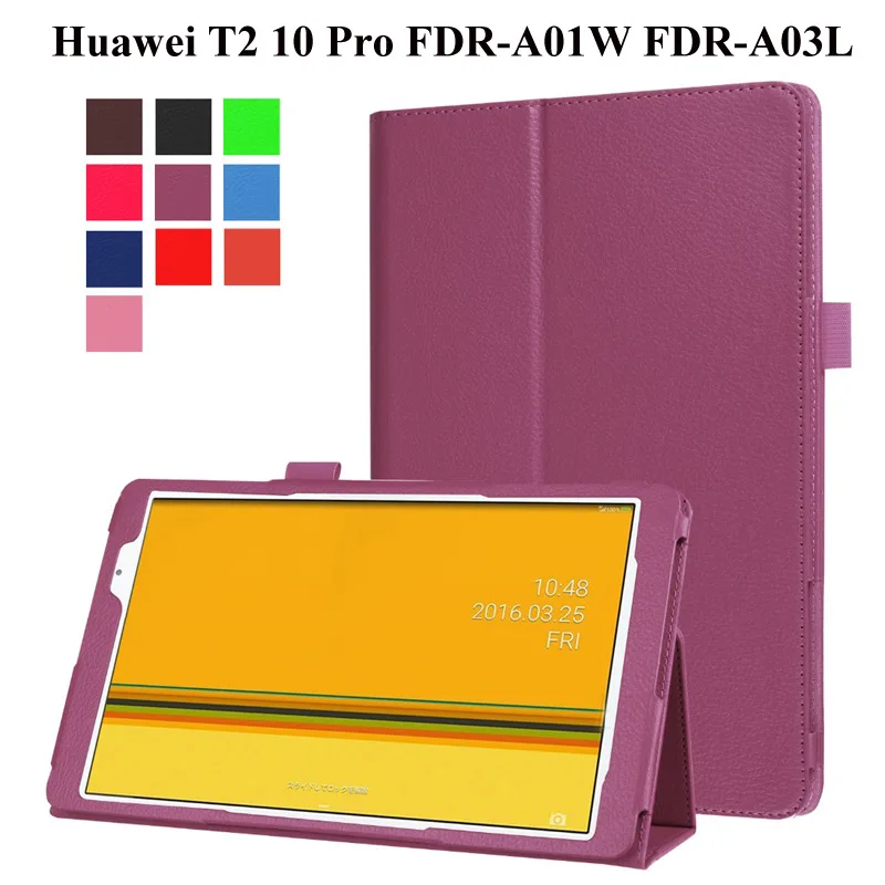 Складной чехол из искусственной кожи для планшета Huawei Mediapad T2 10 0 Pro защитный