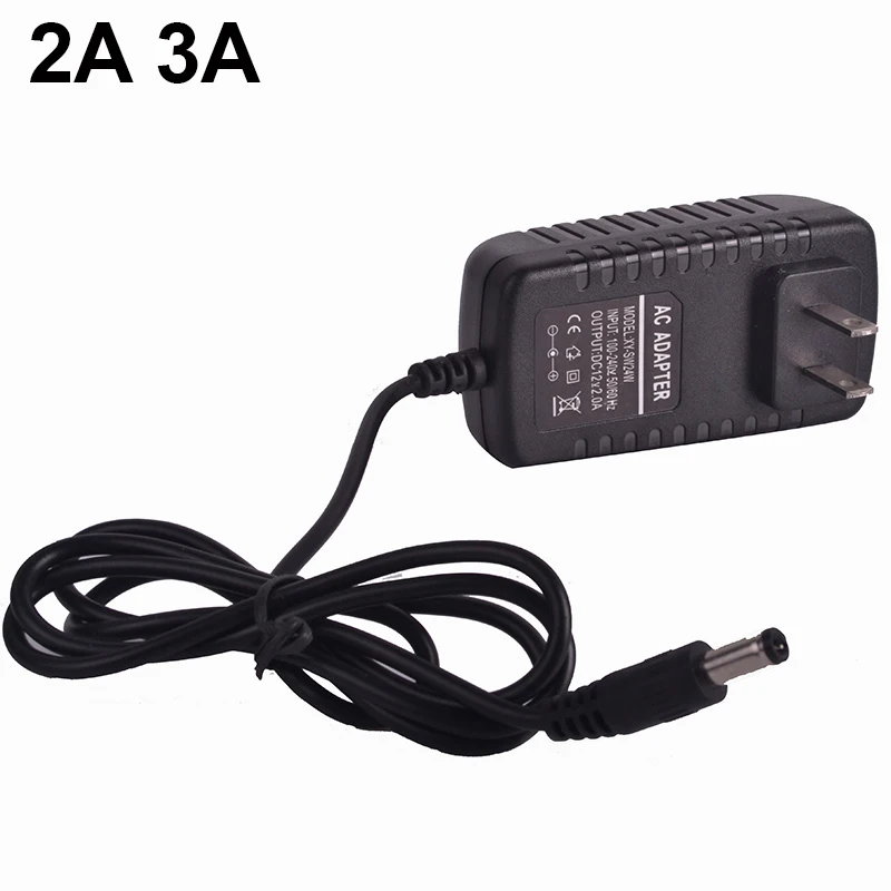 12 вольт источник питания DC12V 1A 2A 3A 5A 6A 8A 10A адаптер питания трансформатор переменного тока 110 В 220 В к DC 12 В для светодиодные ленты светильник