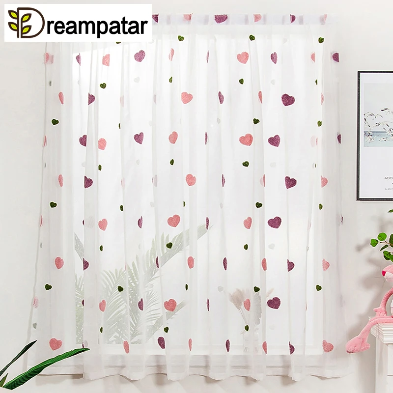 Dreampatar удобные беспробиваемые липучки Цвет Любовь домашние шторы гостиная