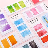 30 sheets watercolor dream paper sticker memo pad planner sticky notes posted it kawaii stationery school supplies papeleria