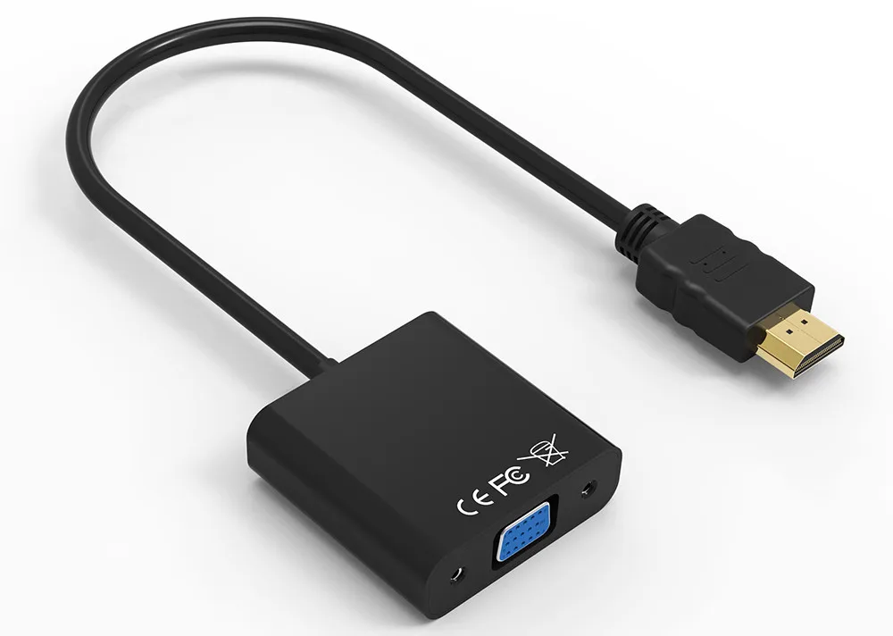 Full HD 1080P HDMI к VGA адаптер цифро-аналоговый преобразователь кабель для Xbox PS4 ПК ноутбук ТВ коробка к проектору дисплей HD tv
