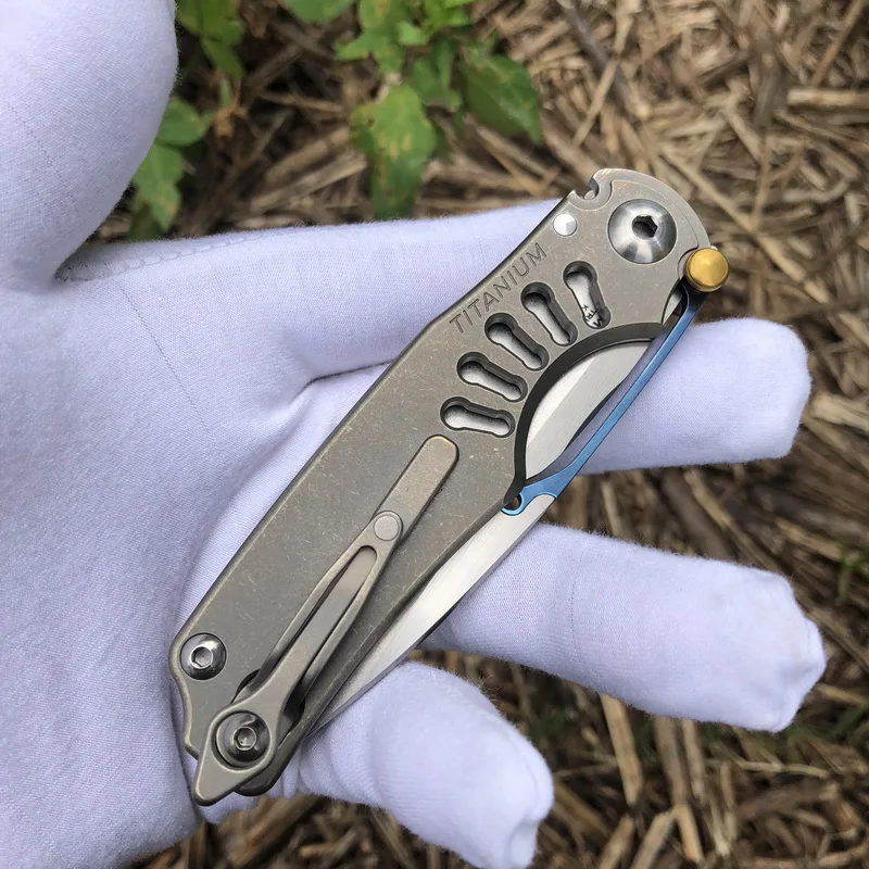 VENOM Kevin John-tilock M390 лезвие titanium ручка Флип складной нож открытый кемпинг карманный нож для охоты EDC инструменты