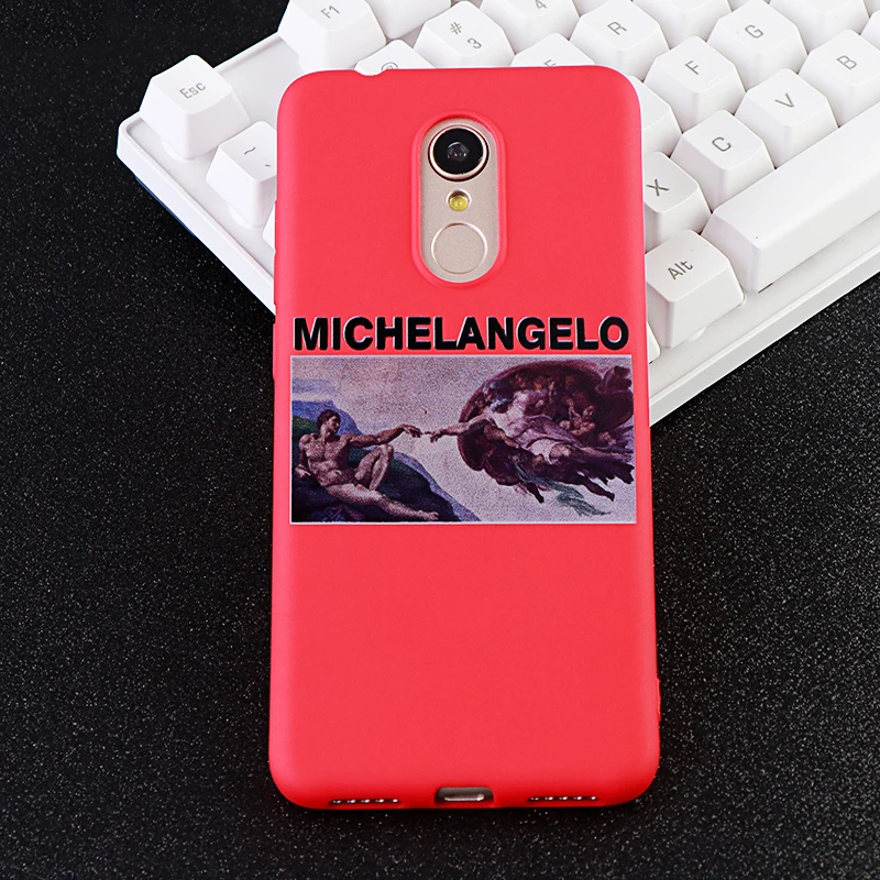 Cell Phone Case for Xiaomi Redmi Note 6 MIX 2 3 S 8 SE Youth Max 4x 5 A Pro Art Matte Cases Soft TPU Silicone Cover Accessories | Мобильные