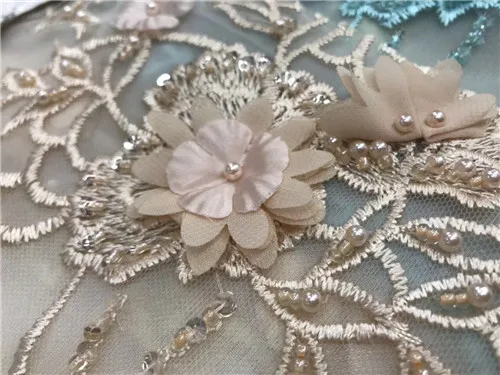 Latest Beaded African Lace Fabric 2017 Fashion Tulle French Net High Quality Nigerian | Дом и сад