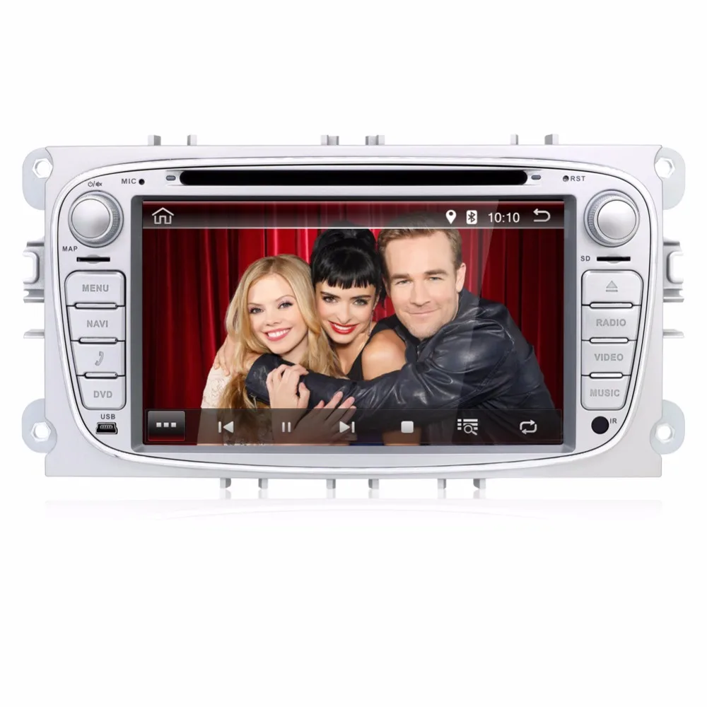KLYDE 2 Din " Android 8,1 8 ядерный для FORD FOCUS MONDEO S-MAX подключения 2008-2011 Android 7,1 четырехъядерный автомобильный радиоприемник