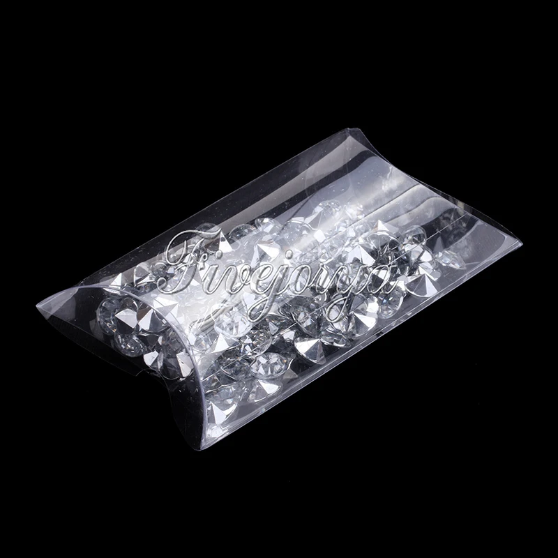 50 шт./лот прозрачные коробки для подушек из ПВХ свадебных церемоний/для маленьких