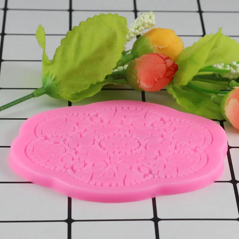 Mujiang DIY сахарное ремесло силиконовый кружевной коврик помадка форма для украшения торта инструменты конфеты формы для шоколадной мастики