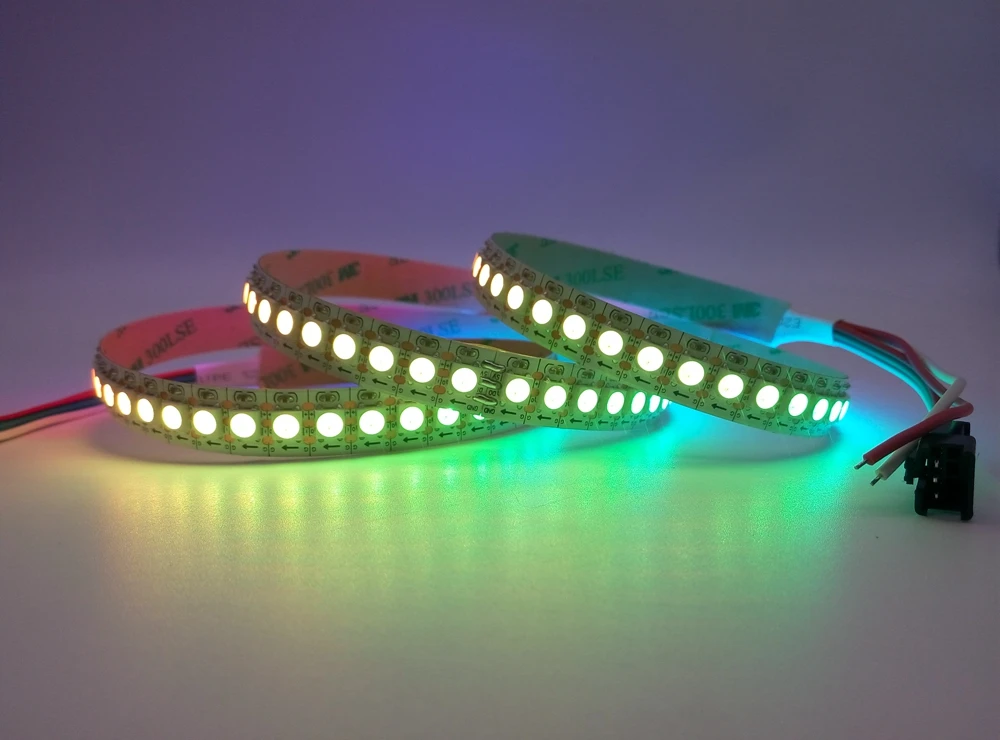 WS2812B WS2812 RGB светодиодный светильник лента T-500 полноцветный интеллектуальный RGB светодиодный контроллер DC5V светодиодный трансформатор комплект 5 м 10 м 15 м