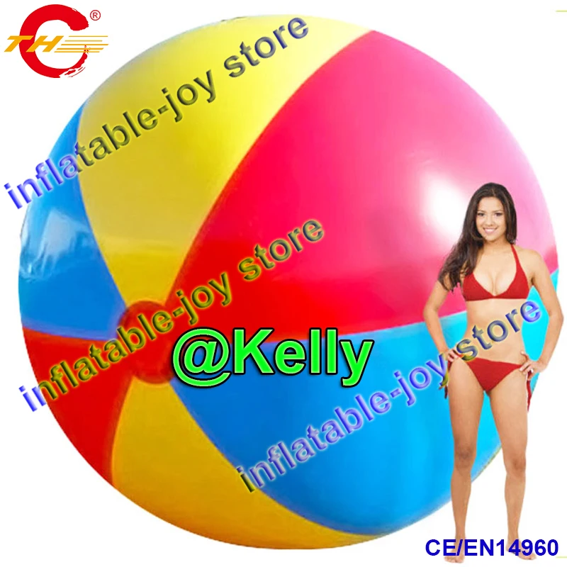 free shipping 2m dia inflatable beach ball for sale children swimming pool balls balloon summer party big | Игрушки и хобби