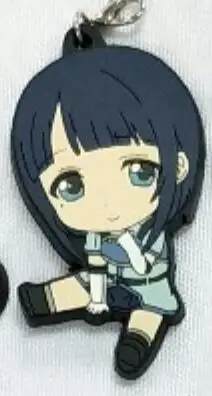 Sword Art Online Юки Асуна Kirigaya Suguha Ayano Keiko японский резиновый брелок для мобильного телефона D150 - Цвет: 3