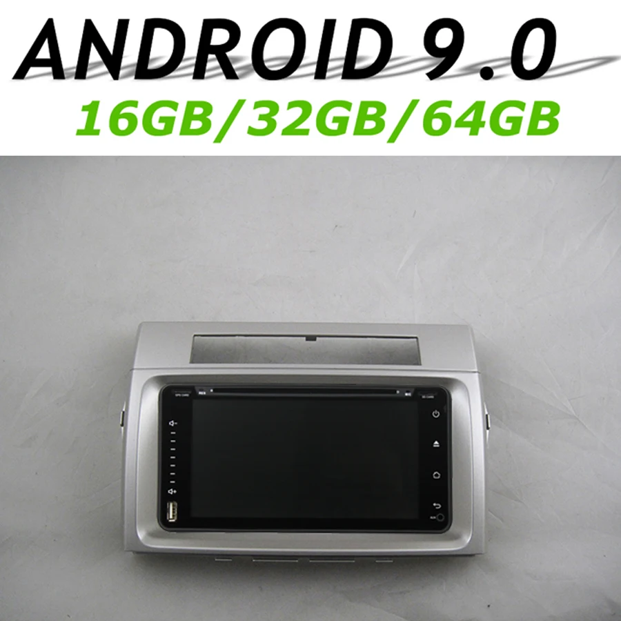 Navirider gps навигационное головное устройство для Toyota Verso 2006 full touch автомобильный android 9,0 8 ядерный 64 Гб rom радио bluetooth плеер стерео