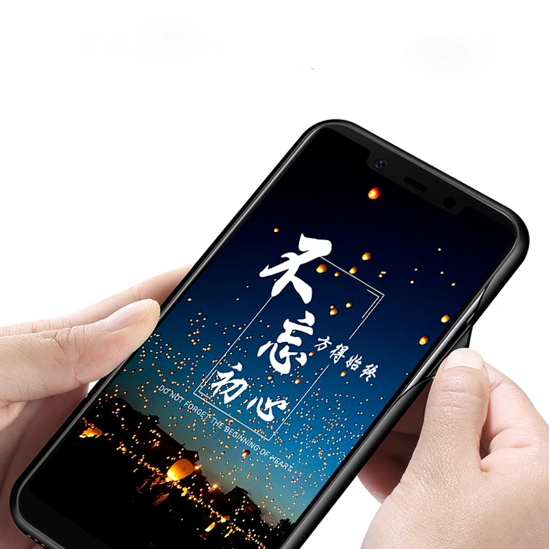Модный чехол GKK для Xiaomi Mi 8 заднее стекло + мягкая термополиуретановая
