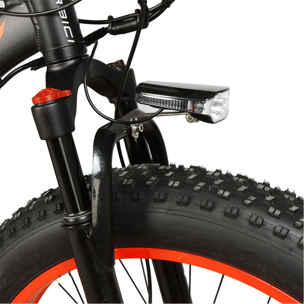 Cyrusher XF660 1000 Вт полная подвеска E велосипед fat tire 21 скоростей механический дисковый тормоз Электрический велосипед