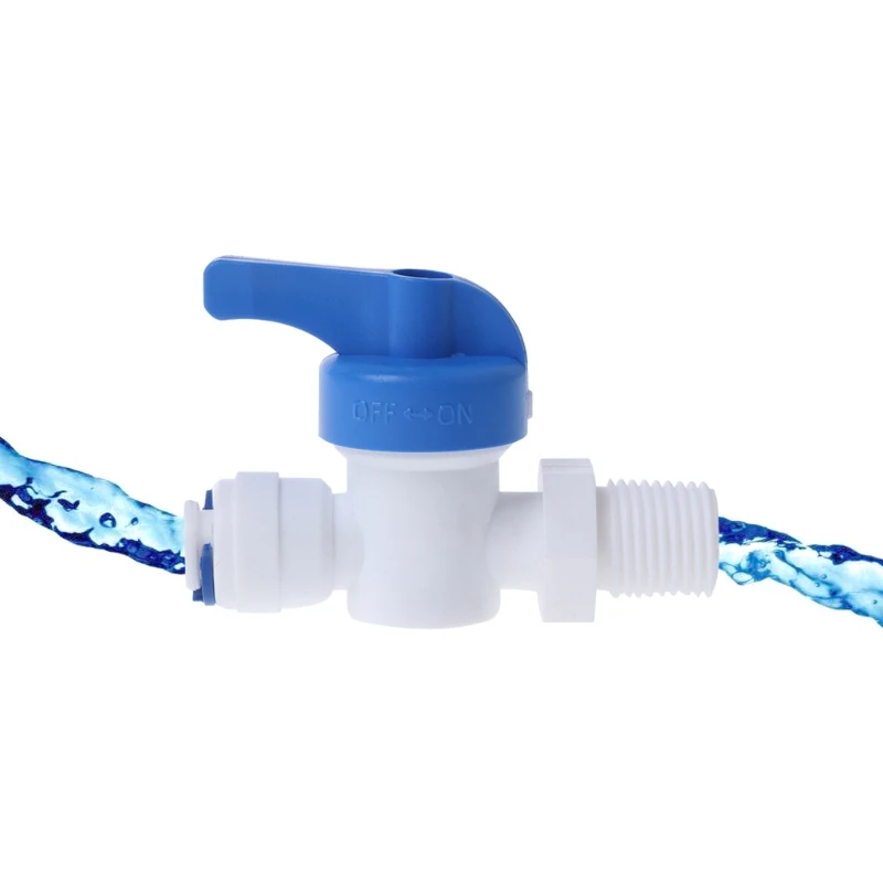Прямой встроенный шаровой клапан трубки быстрого подключения RO воды обратного осмоса системы JAN07 Прямая поставка