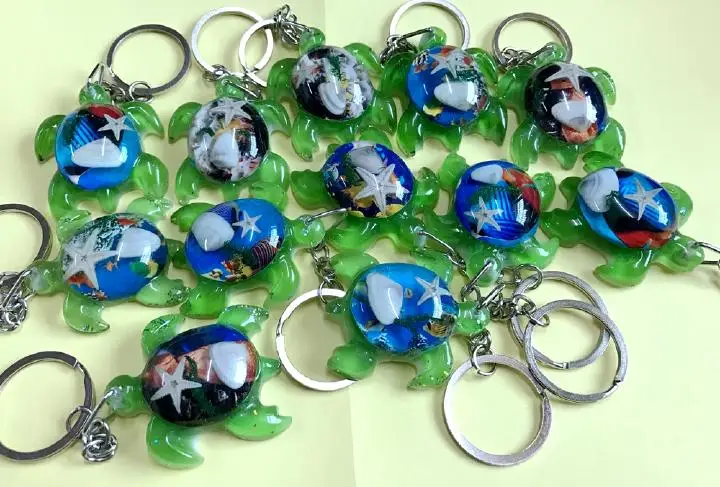12 брелок Зеленая Черепаха модные популярные Стильные украшения|fashion keychain|keychain