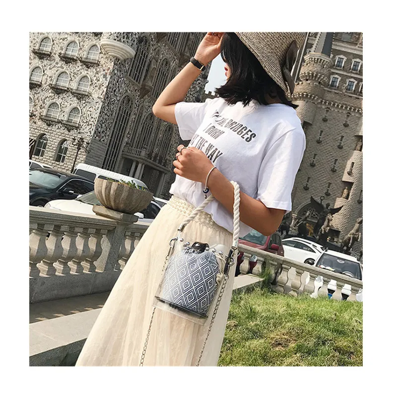 LHLYSGS абсолютно прозрачная сумочка Роскошные handbagssac основной дизайнер маленькая с