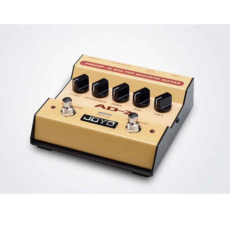 JOYO AD-2 Preamp DI Box Effect Pedal for acoustic guitars with built-in dual band EQ and 5 adjustable tune Guitarra Pedal
JOYO AD-2 Preamp DI Box Effect Pedal for acoustic guitars with built-in dual band EQ and 5 adjustable tune Guitarra Pedal