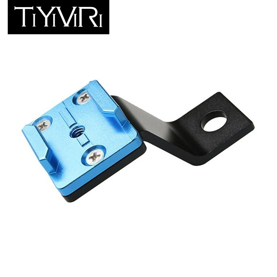 blue TiYiViRi мотоцикл гибкий алюминиевый для Go pro камера штатив крепление камеры кронштейн для Gopro hero 5 4 Xiaomi Yi Экшн камера s - Цвет: blue