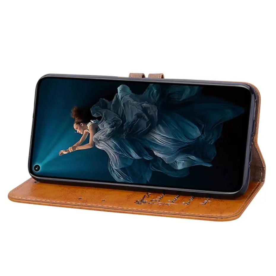 Honor 20 Pro Wallet Case for Huawei Phone Luxury PU Leather On For Flip Fundas Capa | Мобильные телефоны и аксессуары