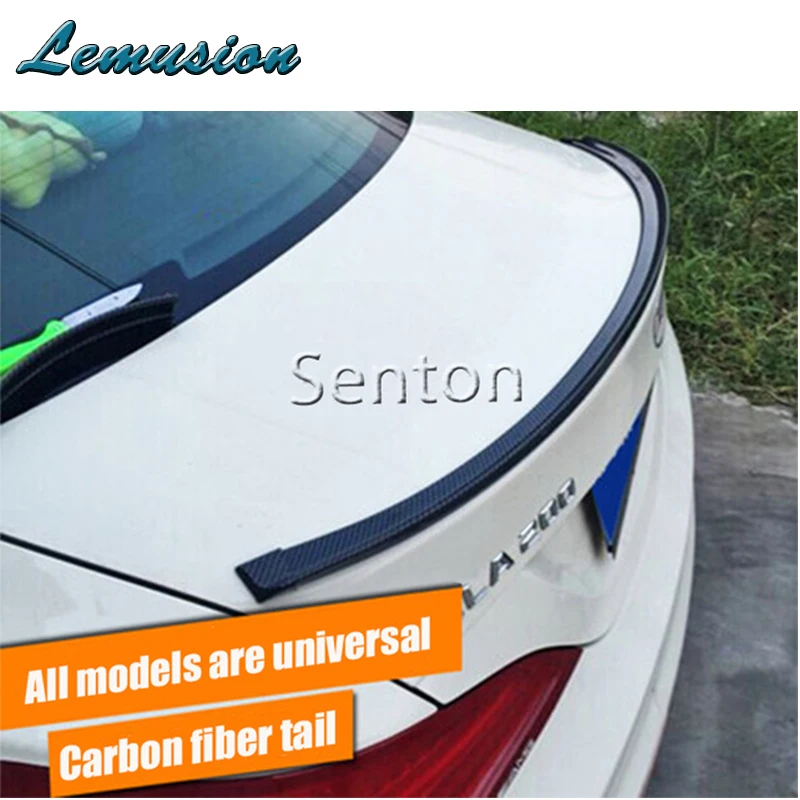 Стайлинг автомобиля спойлеры из углеродного волокна стикер для Hyundai Solaris Tucson 2016 I30