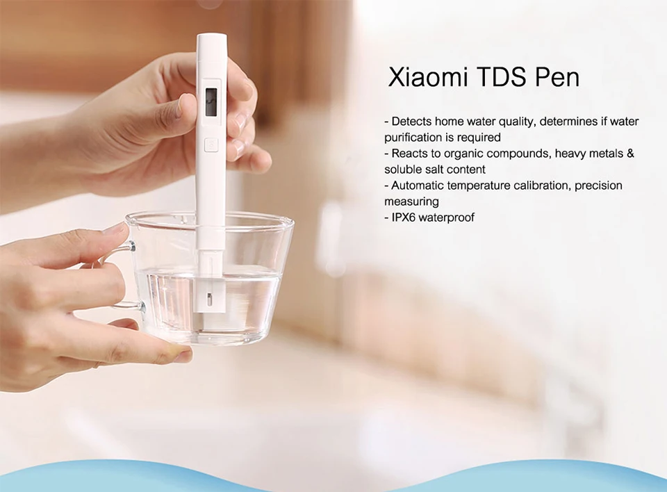 Xiaomi Mijia качество воды TDS тест er Профессиональный портативный тест умный измеритель PH EC TDS-3 тест er метр цифровой инструмент