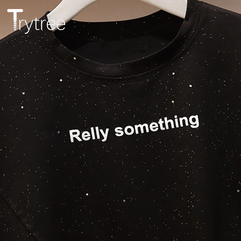 Trytree летний осенний Женский комплект из двух предметов в горошек повседневные