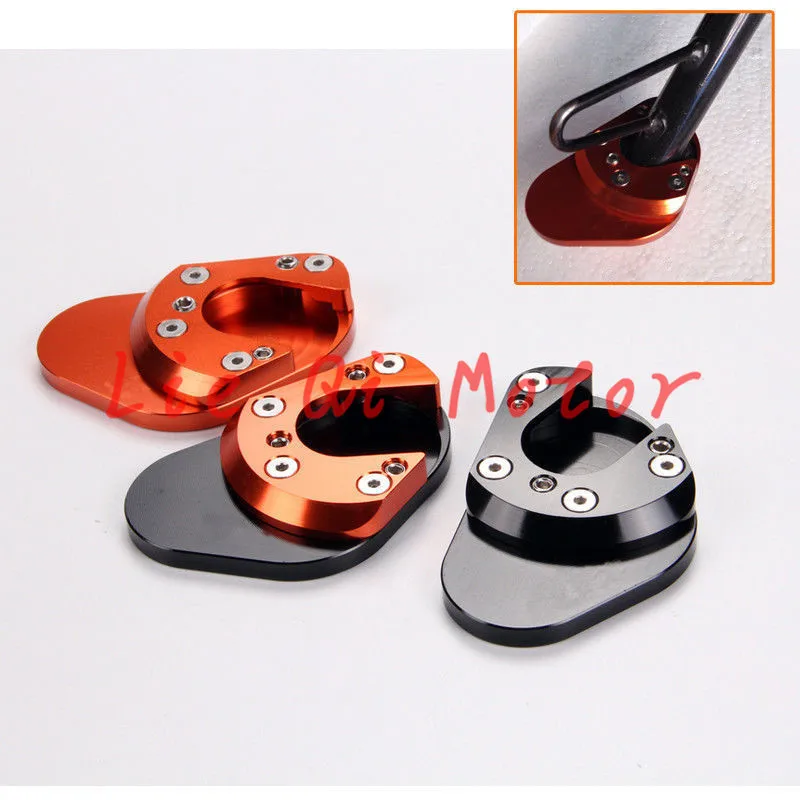 CNC подножка боковая подставка удлинитель пластина для KTM Duke RC 125/200/390 690 950 990