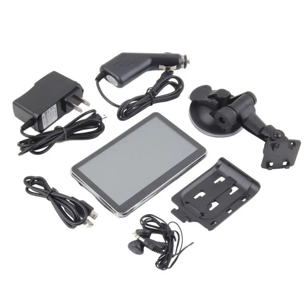 GPS навигатор Sat Nav 5 дюймов Bluetooth 128M/8GB новая карта WinCE 6 0 FM MP4|mp4 sell|gps industrialmp4 cd |