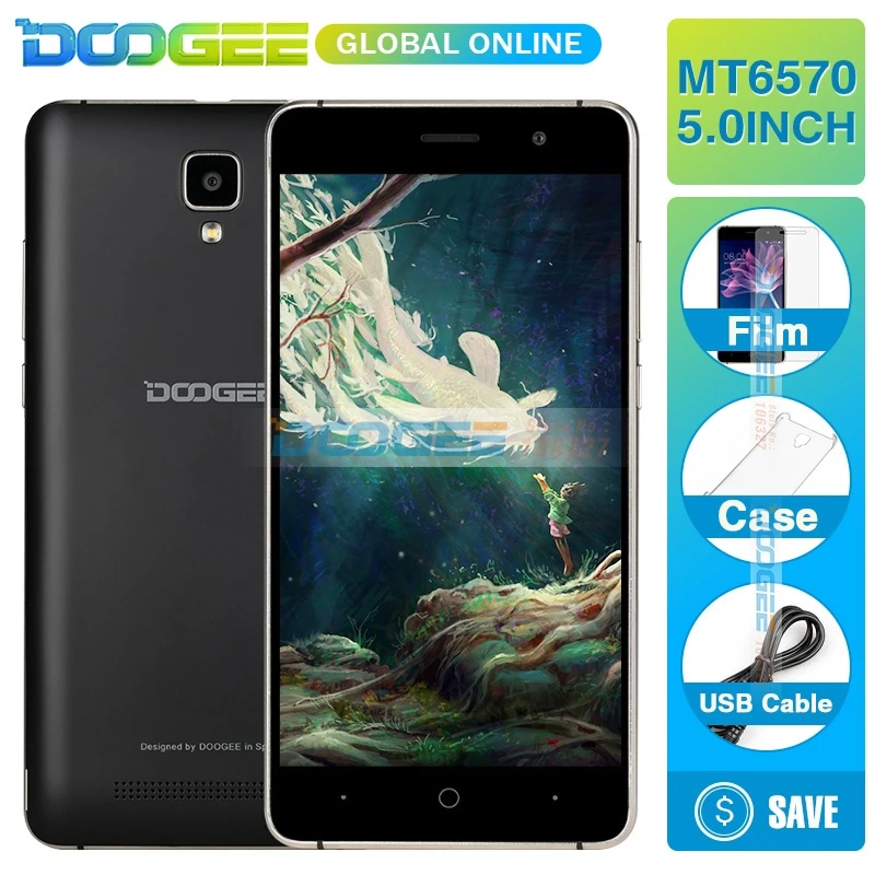 Doogee X10 3360 мАч ОС Android 6 0 8 ГБ Встроенная память MTK6570 процессор 5.0MP сзади камера Dual SIM 5