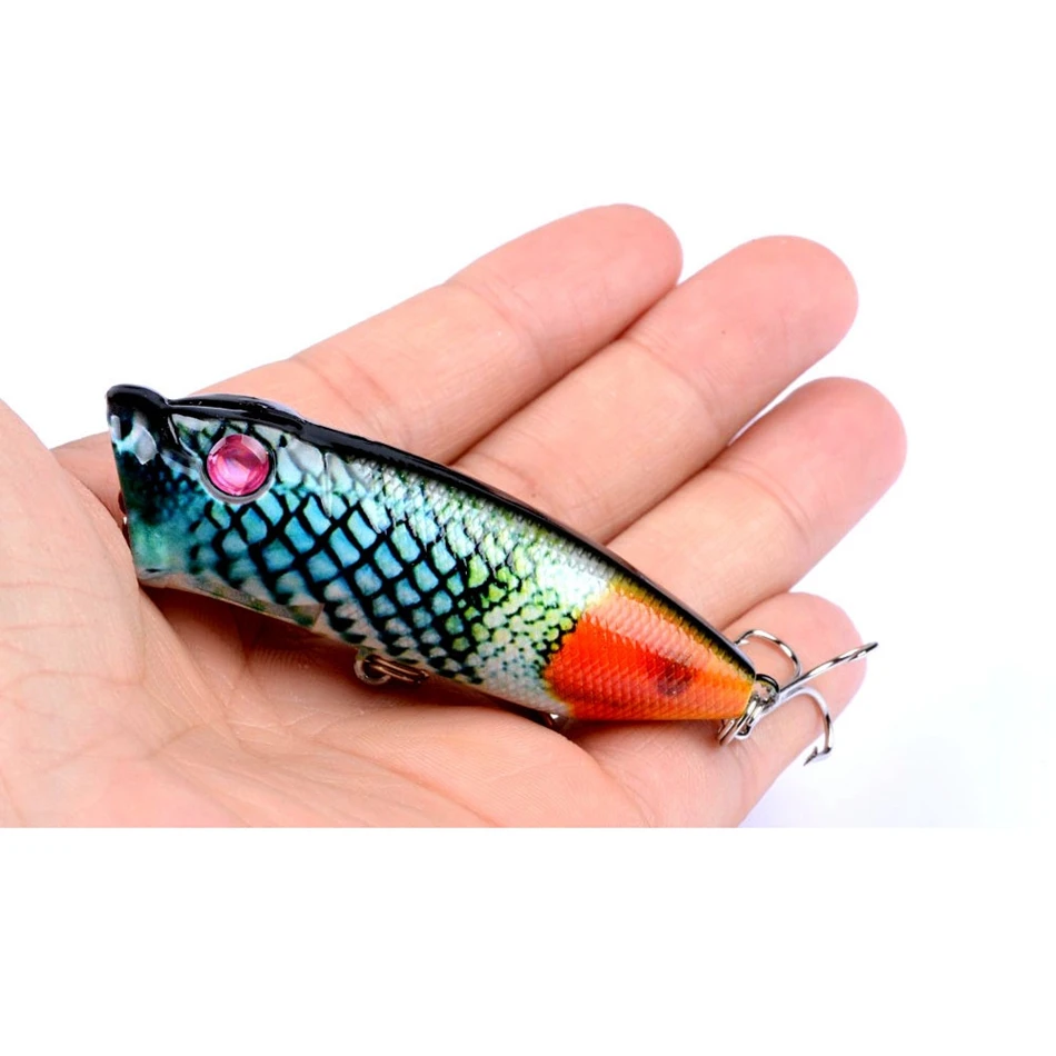 East Rain 6 5 см 10 9g окрашенные Topwater приманка для пресноводные морские рыболовные