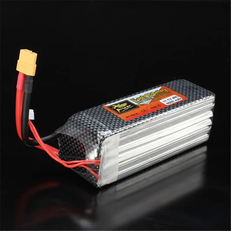 Аккумуляторная Lipo батарея ZOP Power 11 1 В 8000 мАч 3S 40C XT60 вилка с батарейным сигналом |
