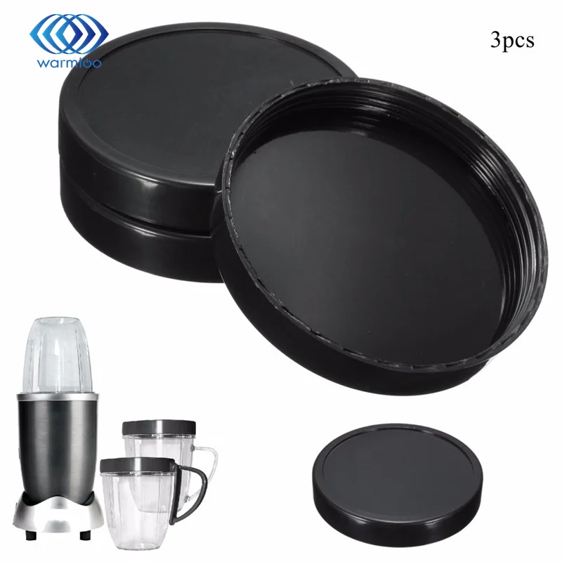 Новое поступление 3 шт. пластиковые крышки для черной чашки детали блендера