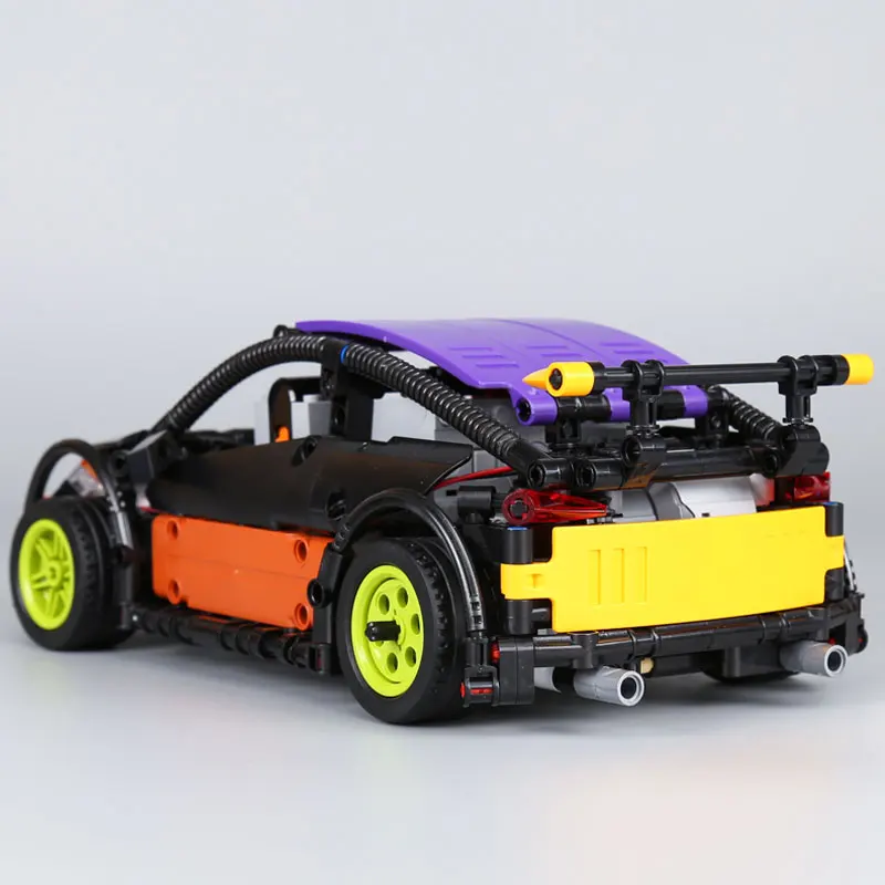 DHL 20053& 20053B натуральная техническая серия хэтчбек Тип R Набор MOC-6604 строительные блоки кирпичи развивающие детские Машинки Игрушки
