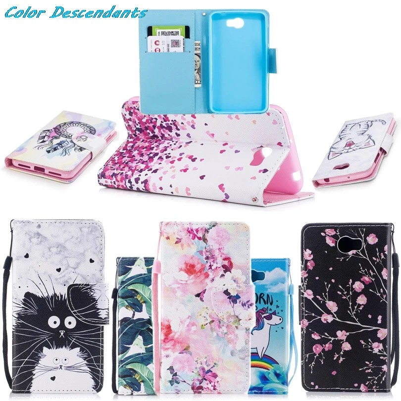 Чехол книжка с кошельком из мягкий чехол для Huawei Y5 ii 2 Y5II/Y6 компактный CUN U29 L21 L01 Honor