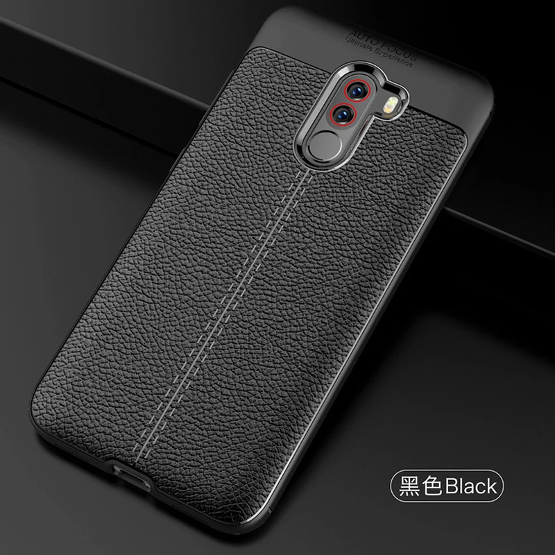 KaiNuEn роскошный телефонный чехол-лента на заднюю панель для xiaomi pocophone f1 poco f1 силиконовый мягкий кожаный из ТПУ шаблон аксессуары